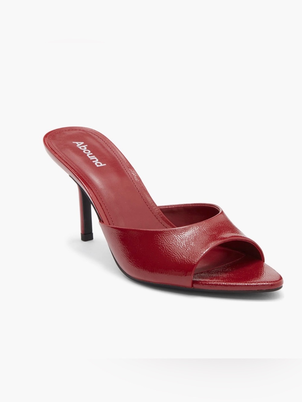 Abound Orchid Burgundy Pointed Toe Slide Sandal NWT Size 9 - Picture 2 of 11
